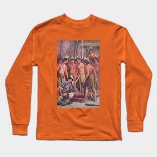 Pocahontas Saving John Smith's Life Long Sleeve T-Shirt